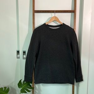 lululemon Yes Fleece Pullover Heather Black